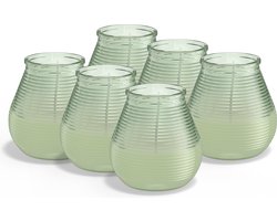Bolsius - 6 Geurkaarsen - Citronella - Buitenkaars - Groen