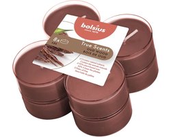 Bolsius Geurtheelichten True Scents Oud Wood 11,7 Cm 8 Stuks