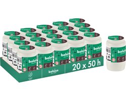 Bolsius - Herdenkingslicht - Wit - 20 stuks - 50 Branduren