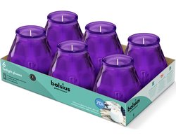 Bolsius - Horeca Twilight - 104/96 - 6 stuks per verpakking - Paars