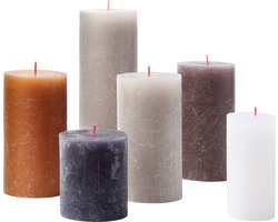 Bolsius - Rustieke Kaarsen Set - New Neutrals