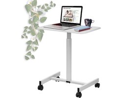 Bolt Edge Zit Sta Bureau - Wit - Verstelbaar - Voor laptop en werkplek