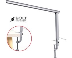 Bolt Electronics® Daglichtlamp - Lichttherapielamp - Daglichtlamp Bureaulamp - Daylight Lamp - Daglichtlamp Hobby, Schilderen - Lichttherapielamp Winterdepressie - Lichttherapie - Daglichtlampen - Hobbylamp - Handwerklamp - Borduurlamp - Zilver