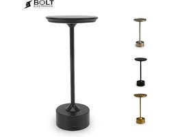 Bolt Electronics® - Tafellamp oplaadbaar - Tafellampen - Dimbaar - Slaapkamer - Woonkamer - zwart