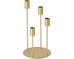 Boltze - Kaarsenhouder - Kandelaar - Goud - Junto - Metaal - 29cm hoog