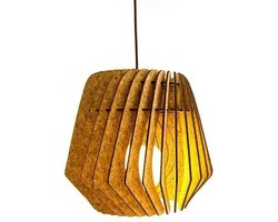 Bomerango Spin S kurken hanglamp small - met koordset zwart - Ø 25 cm