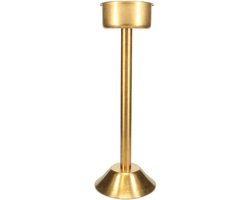 BonBistro Champagnekoeler staander 19,5xH62,5cm antique goud Bar