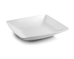 BonBistro Diepe Borden / Pastaborden Yong Squito 22 x 22 cm - Wit - 6 stuks