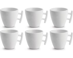 BonBistro Koffiekop Yong Squito 170 ml - Wit - 6 stuks