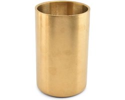 BonBistro Wijnkoeler 12xH19cm dubbelwandig antique goud Bar