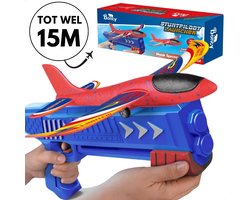 Boncy® Buitenspeelgoed Stuntpiloot Launcher - Speelgoed voor Jongens & Meisjes - Buiten Strand Spelletjes voor Kinderen - Strandspeelgoed Educatief Motoriek - Kinderspeelgoed 3 4 5 6 8 10 + Jaar - Tuin Buitenspel Kinder Peuter Spellen Cadeau Kind