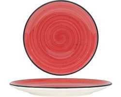 Bonna Dinerbord - Aura Passion - Porselein - 27 cm - set van 6