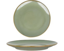 Bonna Dinerbord - Sage Hygge - Porselein - 25 cm - set van 6