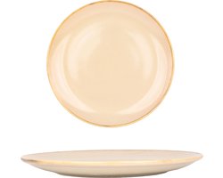 Bonna Dinerbord - Sand Hygge - Porselein - 25 cm - set van 6