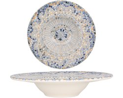 Bonna Pastabord - Luca Mosaic - Porselein - 24 cm (270cc) - set van 2