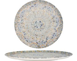 Bonna Pizzabord - Luca Mosaic - Porselein - 32 cm - set van 2