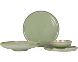 Bonna Serviesset - Sage Hygge - 24 delig - 6 persoons - Porselein