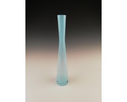 Bonny Krosno Mond geblazen CADEAU tip Vaas Vintage OP=OP Lazul Blauw (H)40cm