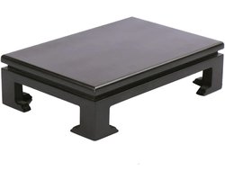 Bonsai Display Stand - Vaas Houder - Decoratie Presenteren - Imitatie Hout - 30 x 20 x 8 cm - Messing