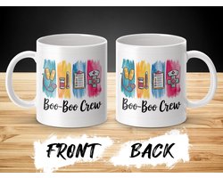 Boo Boo Crew Mug, Grappige Ziekenhuismok, Verpleegster Cadeau, Medische Mok, Dokter Mok, Cadeau Voor Dokter, Verpleegkundige