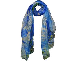 Boodz Langwerpige Sjaal Chiffon Vrouw met Parasol | Claude Monet | Schilderij