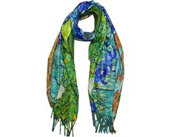 Boodz Langwerpige Sjaal Irissen | Van Gogh | Schilderij
