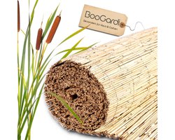BooGardi Rieten schuttingmat 120x600cm naturel privacy schutting van riet - tuinafscheiding rieten schutting - privacy scherm mat - balkon privacy scherm - rietmat