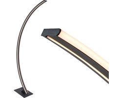 Booglamp | Ø28 cm | novara | 2 lichts | LED | zwart | kunststof metaal | moderne design verlichting