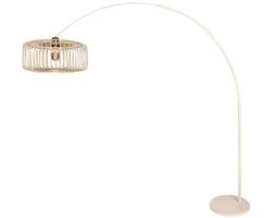 Booglamp Sparkled Light Crème incl. Bamboe Kap Ø 60cm