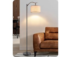Booglampen Staand Voerlamp - Vloerlampen Woonkamer - Zwart