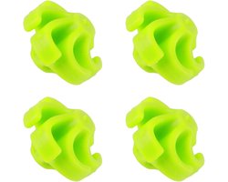 Boogschieten Stabilisatoren - 4 Stuks Rubberen Trillingsdempers voor Recurve Boog String - Geluiddemper voor Schietliefhebbers (Groen)