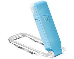 Bookmark Light - Boeklampje - Oplaadbaar - LED-leeslampje - USB Mini - 3 kleuren licht - Opvouwbaar - Leeslampje voor naast het bed - Ideaal voor studeren of voor het slapengaan - blauw