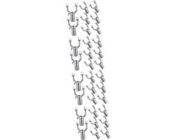 Boom Ondersteuning Vork - Tak Rechttrekker - Fruitboom Steunen - 48 Stuks Set - 10cm Lengte - Zilver