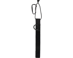 Boom Schommel Riemen - Hangmat Bandjes - Buiten Ophangen - Antislip Rubber - 21 cm Lengte - Zwart