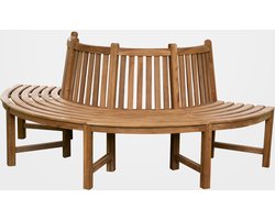 Boombank Man 206cm halfrond met rugleuning