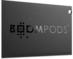 Boompods Boomcard - Creditcard-Vormige Tracker gemaakt van oceaangebonden plastic - Compatibel met Apple’s Find My app