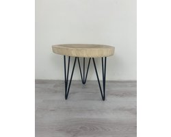 Boomstam salontafeltje - suar hout - 45cm hoog