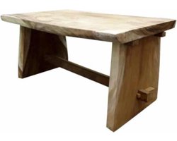 Boomstamtafel 180x90xH77,5 cm - bladdikte 8 cm