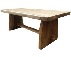 Boomstamtafel 200 x 90 x 77,5 bladdikte 8 cm