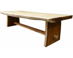 Boomstamtafel 300x90xH77,5 cm - bladdikte 10 cm