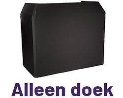 BoomTone DJ DJ STAND Set zwart Lycra doek voor DJ booth