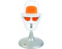Boon kinderstoel met pneumatische lift Flair wit oranje