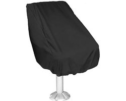 Bootstoelhoes - Waterdichte stofhoes voor de hoofdmotor van een speedboot - zwart - Voor stoelen van een kapiteinsstoel - 56x61x64 CM - Polyester