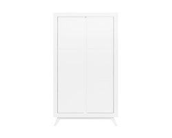 Bopita Anne Kledingkast 2‑Deurs – Wit