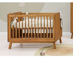 Bopita Senna Babybed - Rose / Wood - 60 x 120 cm