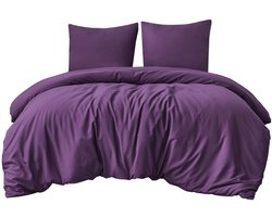 Boraboi ® Beddengoedset 3-delig Microvezel 200x220 cm met Kussenslopen en Ritssluiting voor Comfortabel Slaapcomfort