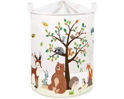Boraboi® Opvouwbare Kinderwasmand met Dierenthema voor Speelgoed en Kleding in Babykamer of Badkamer