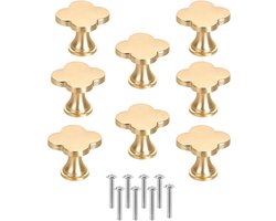 Boraboi® Stijlvolle Gouden Meubelknoppen Set van 8 voor Diverse Meubeltoepassingen in Huis en Keuken