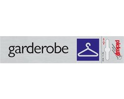 Bord 'garderobe' ALULOOK 165 x 45 mm