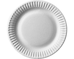 Bord IEZZY D 15cm karton wit (kleine borden)